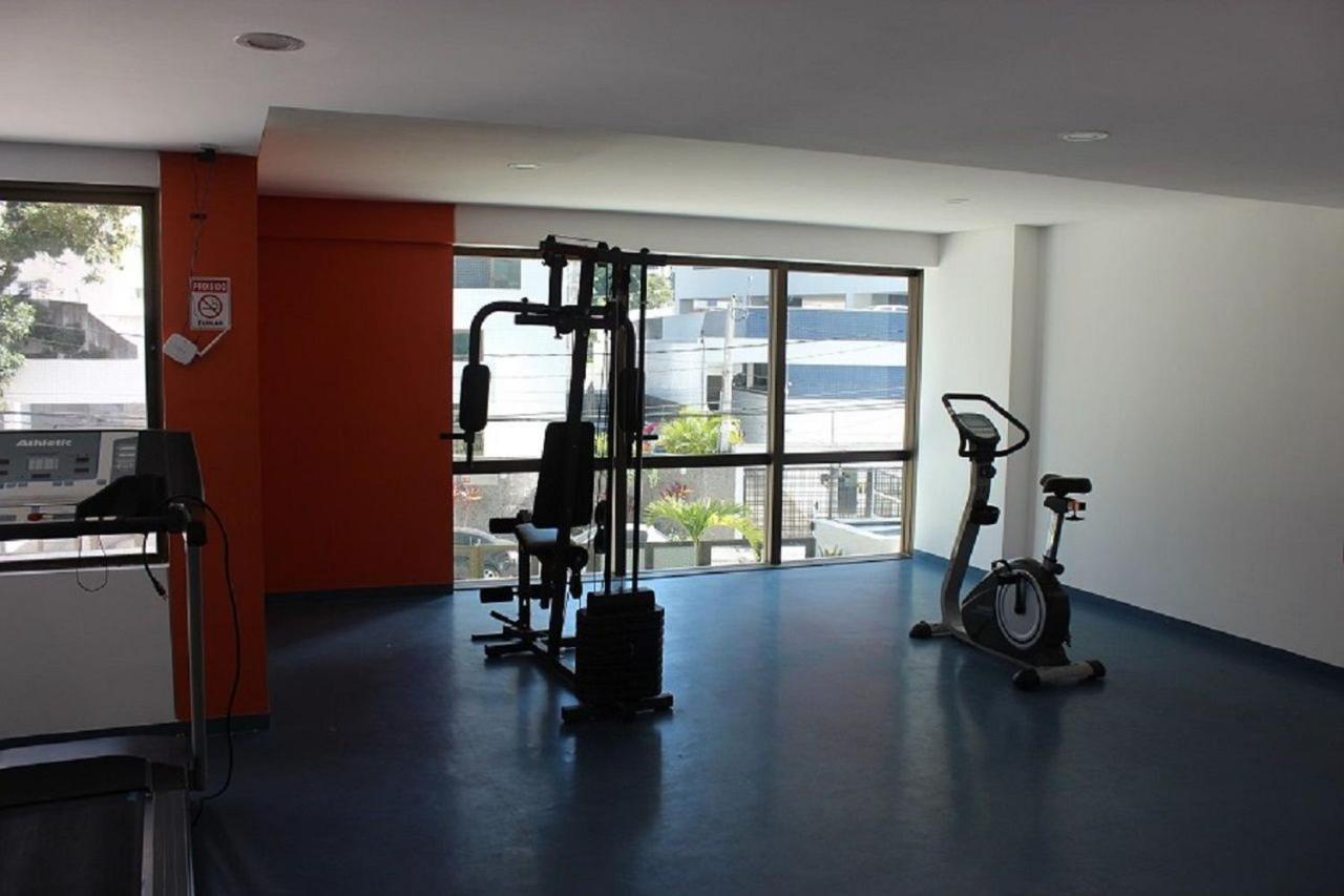 Excelente Flat Em Setubal Boa Viagem Ate 3 Pessoas Cercado Por Restaurantes E Supermercados Pm805 Recife Exteriér fotografie